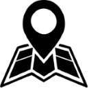 map with location icon